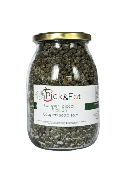 Capperi piccoli in vaso da 750 gr