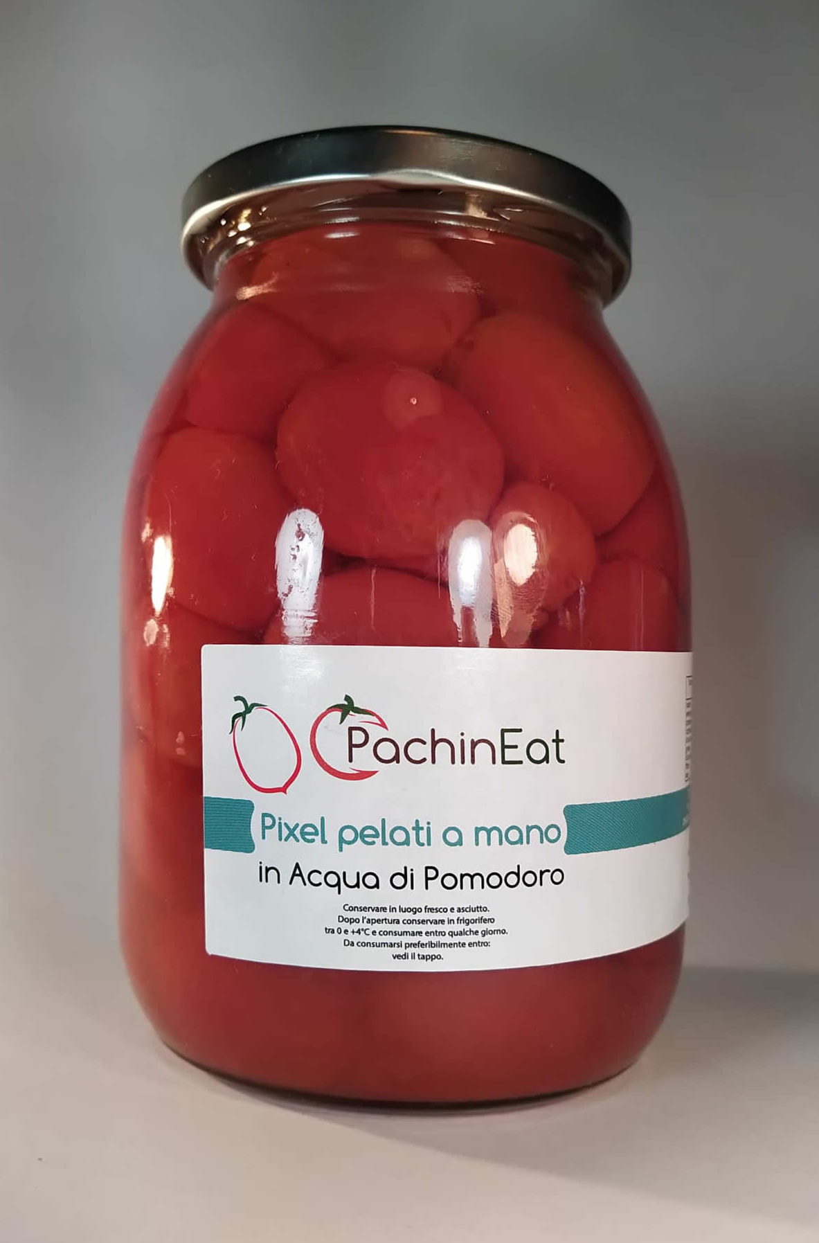 Hand‑peeled Pixel tomatoes – 1064 ml jar